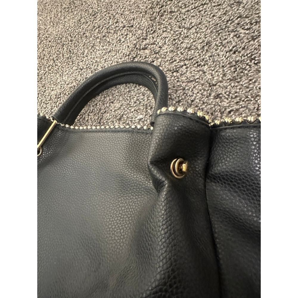 Alexis Bendel Black Gold Studded Tote Bag - Picture 9 of 13